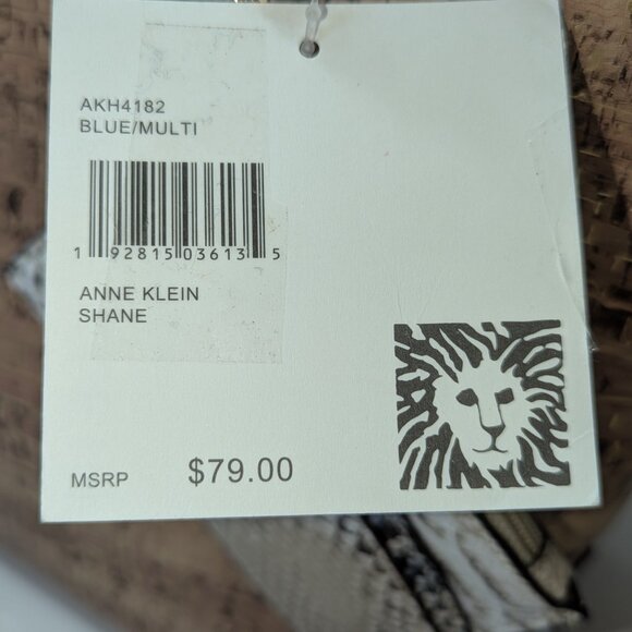 Anne Klein NWT! Beautiful bag and card wallet, croc emboss details. Gorgeous! - Picture 6 of 8